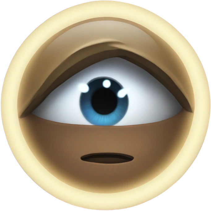 eyes with halo emoji