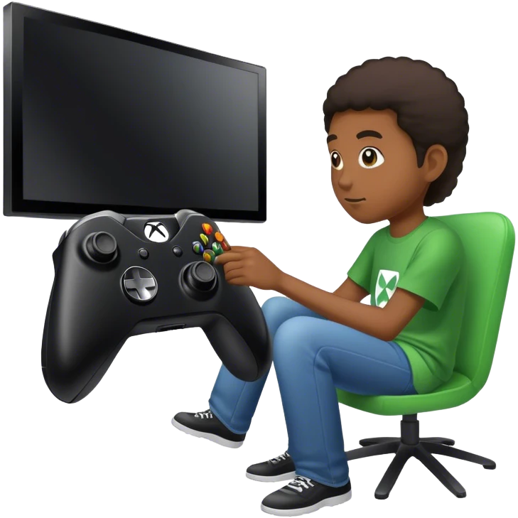 Smoking a blunt playing Xbox  emoji