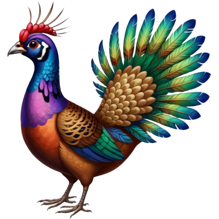 American pheasant  emoji