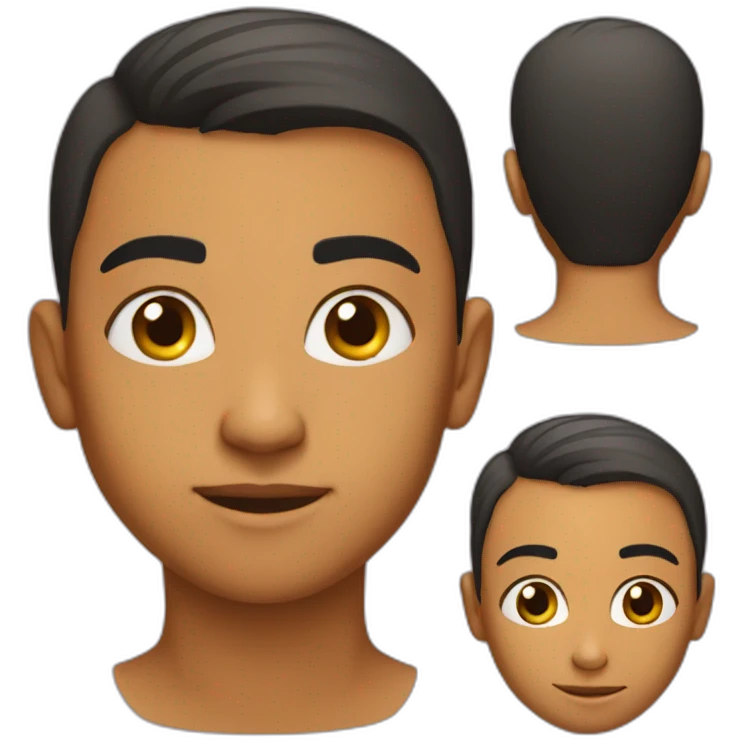 indian teenager just got a buzzcut  emoji