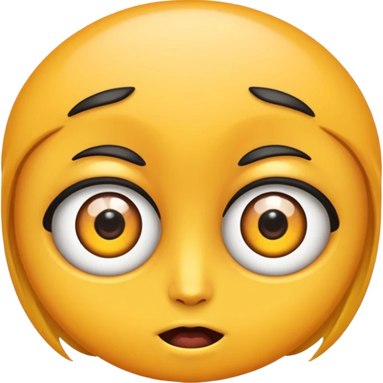 Wide eyes emoji