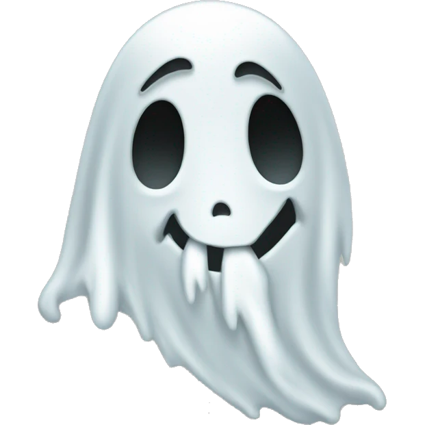 Ghost face while being high  saying wazzzup emoji