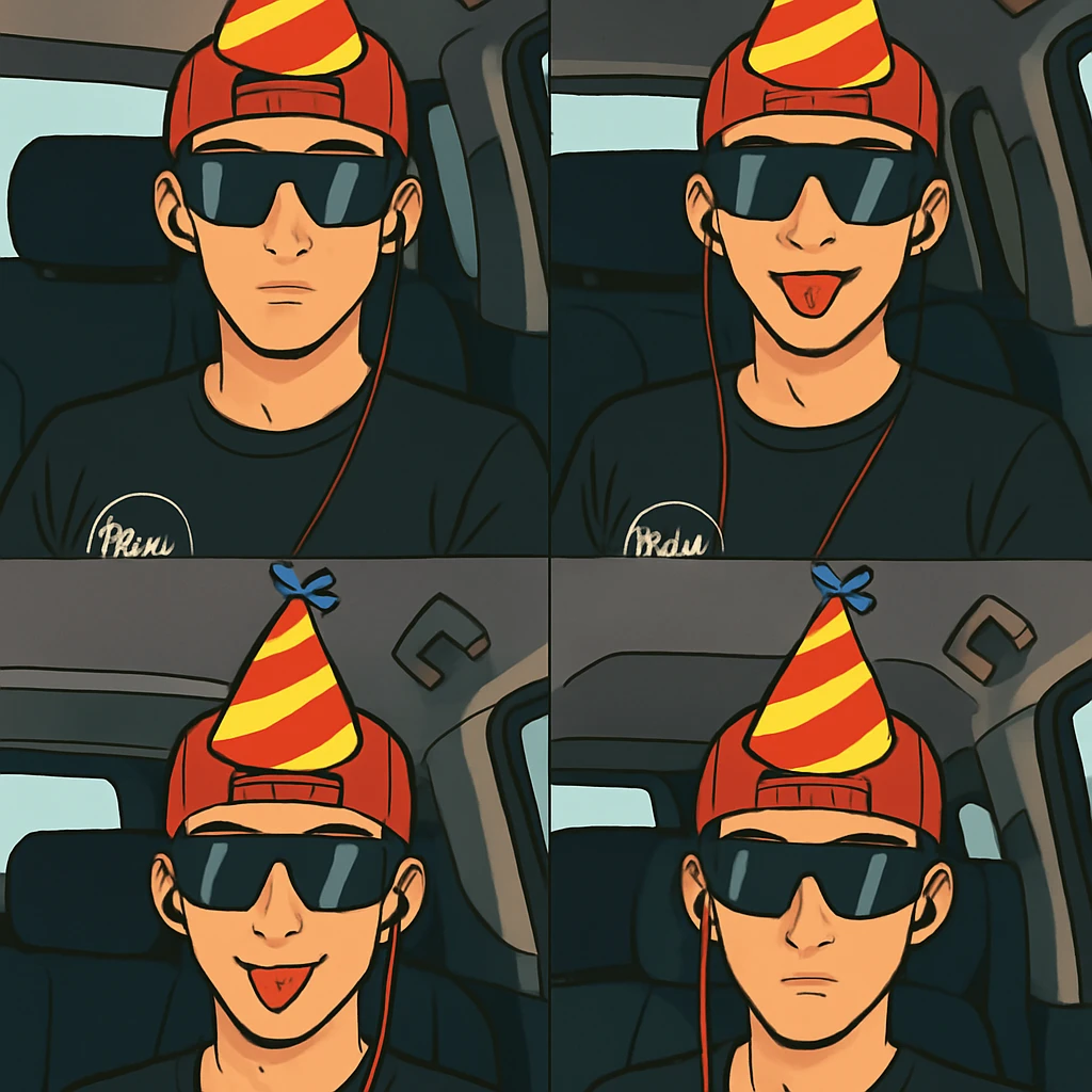 party hat emoji