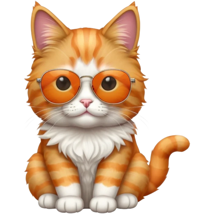 Cat wearing sunglasses emoji