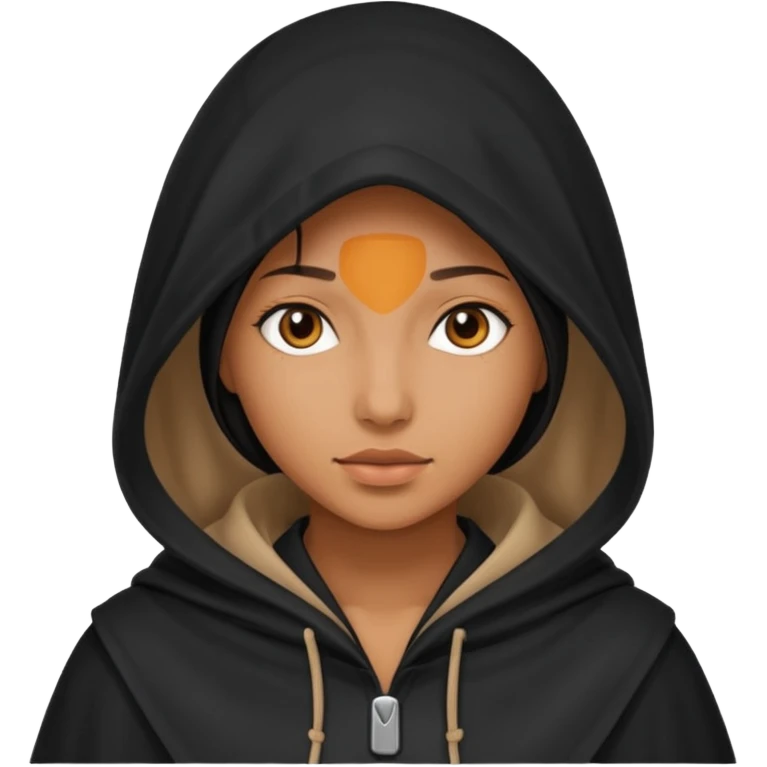 hooded women  emoji