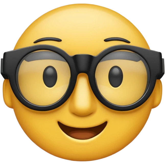 3D glasses emoji
