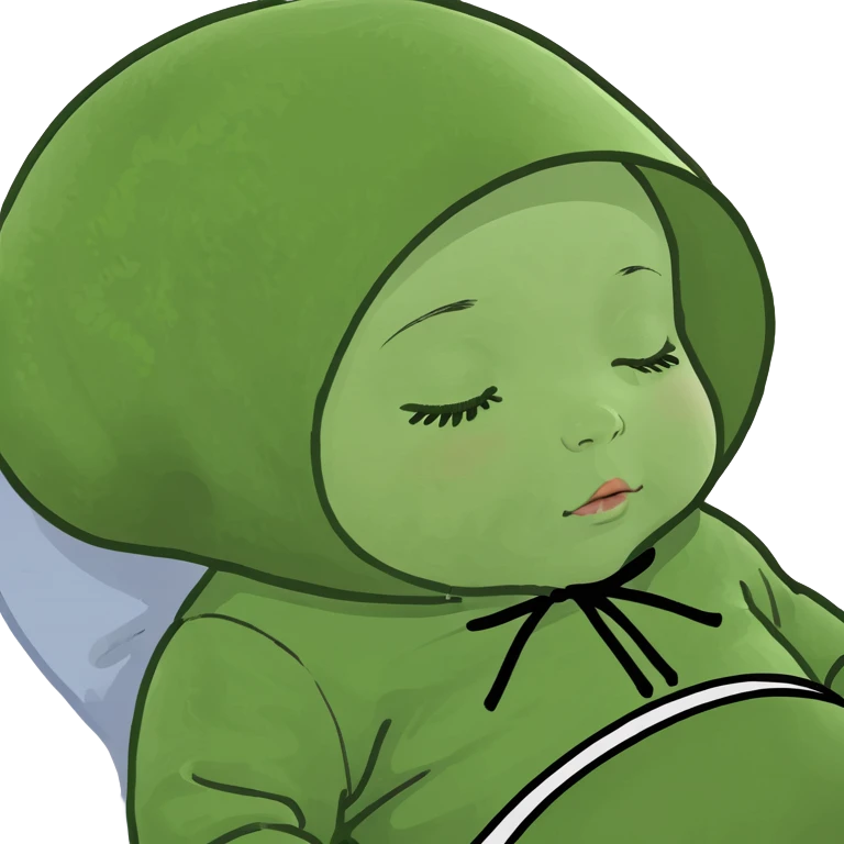 Sleeping baby emoji