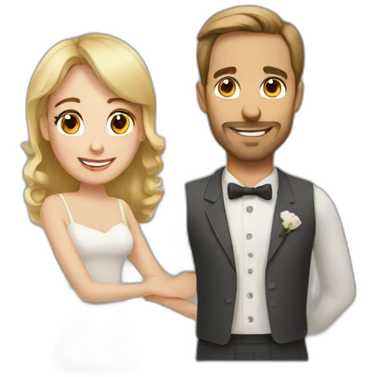 husband wife emoji