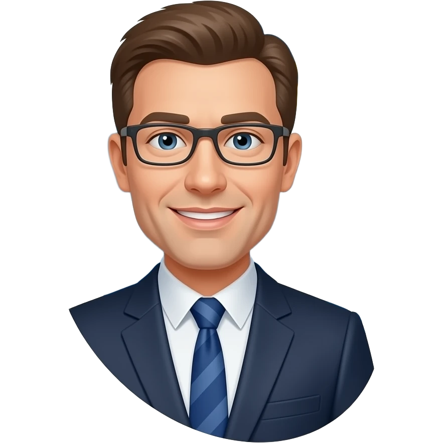 weatherman with Australia weather map emoji