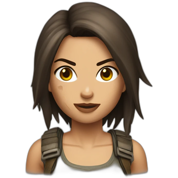 lara croft emoji