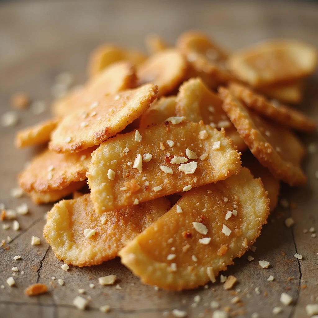 a salty snack, realistic style emoji