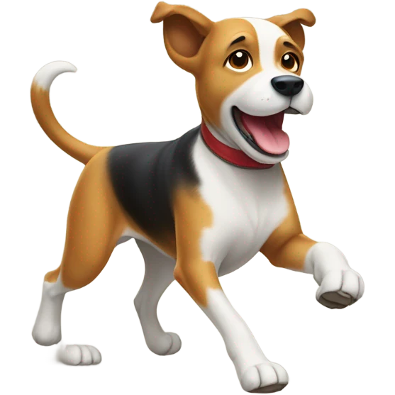  dog walking up emoji