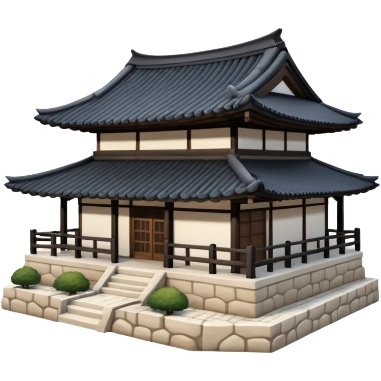 korean house Hanok emoji