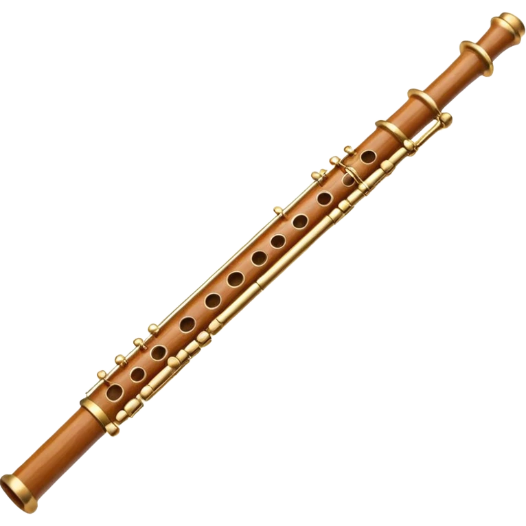 wooden flute emoji