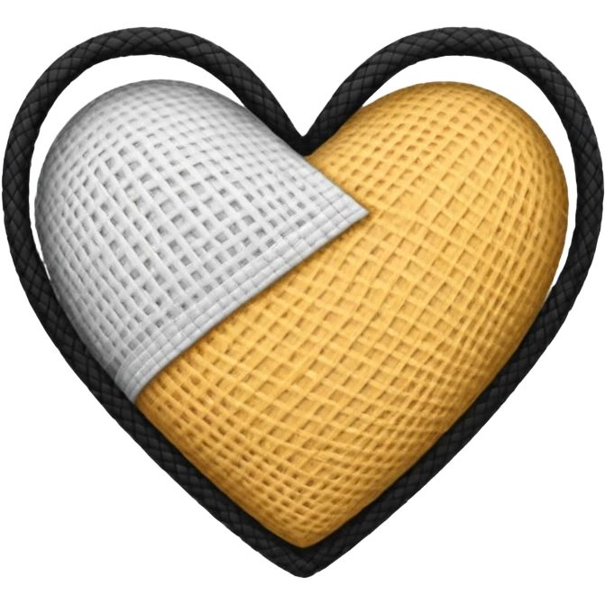 Black heart bandage emoji