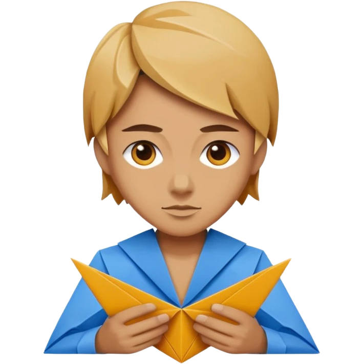 Origami player vidéo emoji