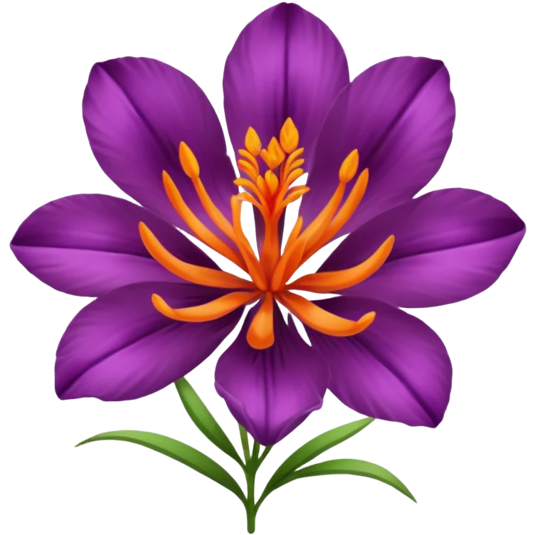 saffron flower emoji