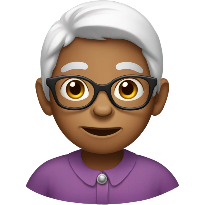 Monkey that is a grandma emoji