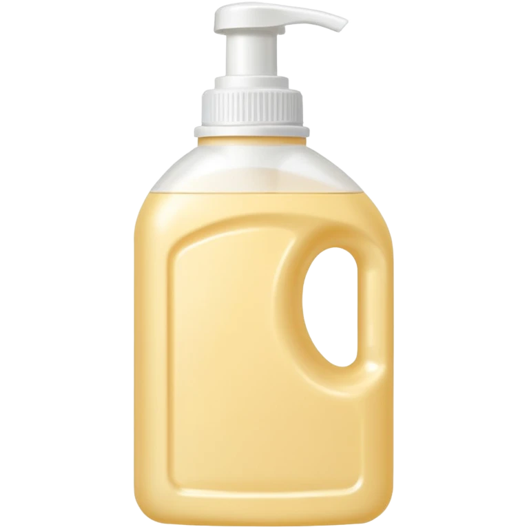 detergent bottle, cream colored, small white cap emoji