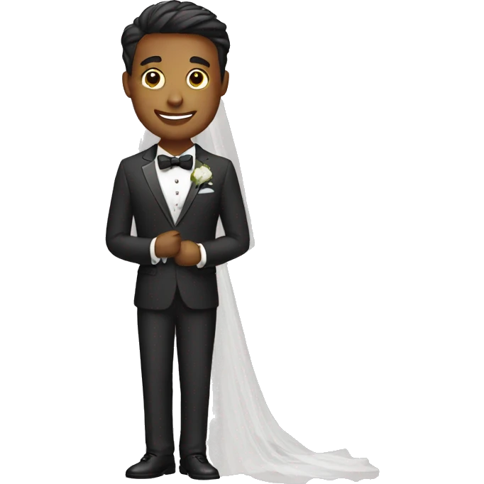 Groom waiting the bride emoji