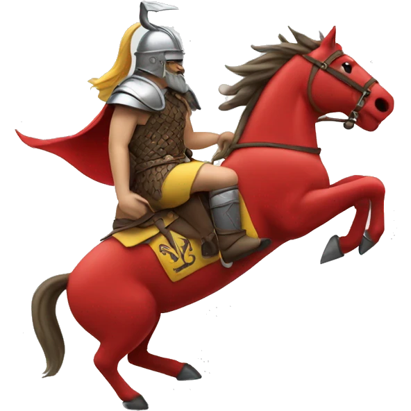 Ferrari with a viking logo on it emoji