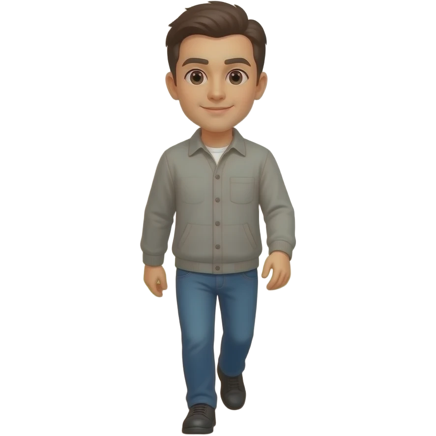 Walking on foot path emoji