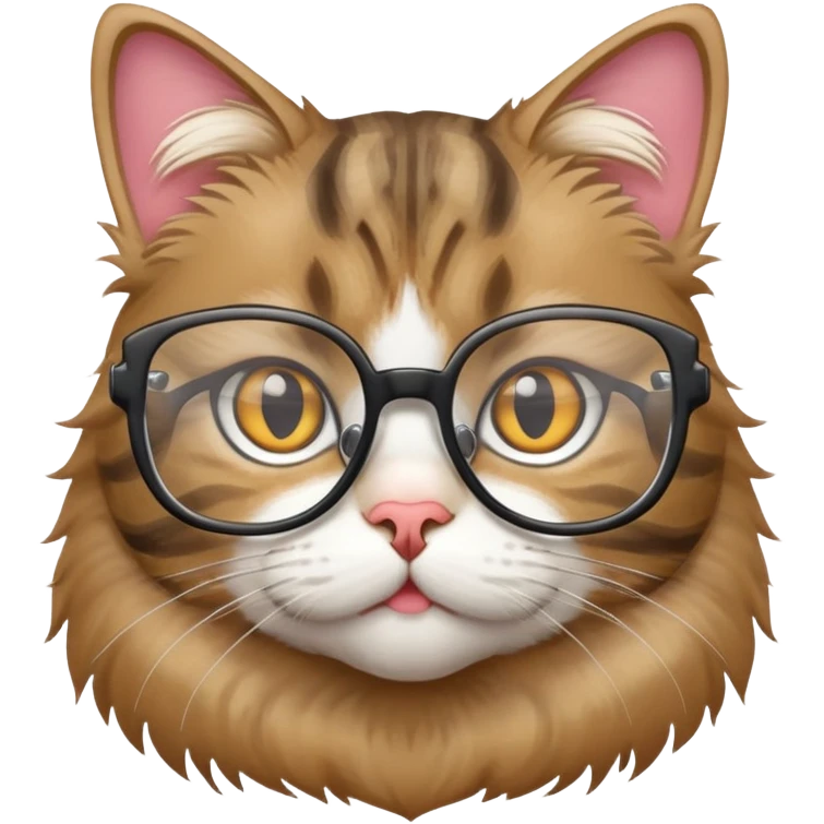 nerdy cat debugging code emoji