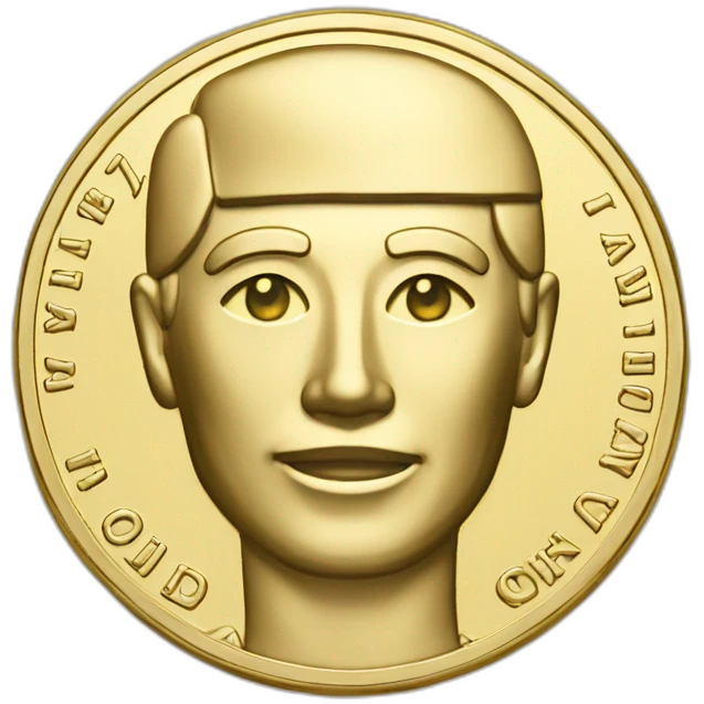 rupiah gold coin emoji