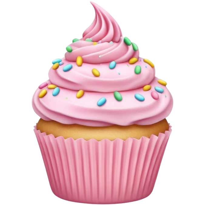 Pastel Pink Cupcake emoji