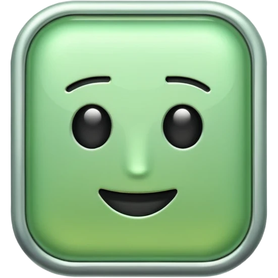wall pin,doc pin, light green emoji