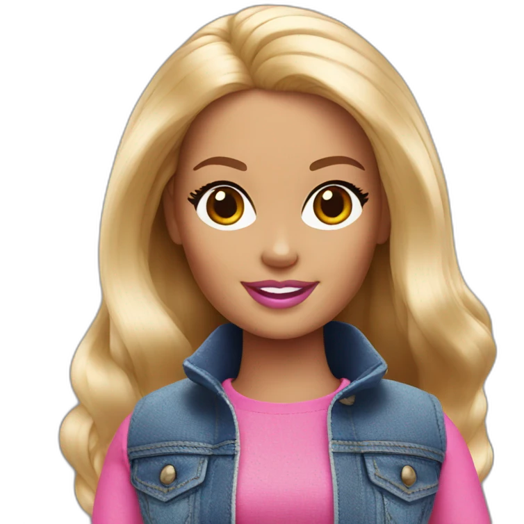 Barbie doll  emoji