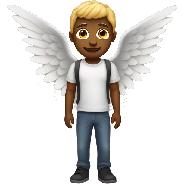 Human with wings emoji
