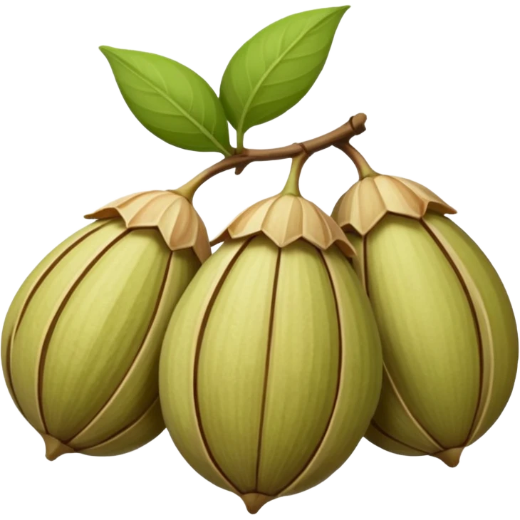 Cardamom original hyperrealistic  emoji