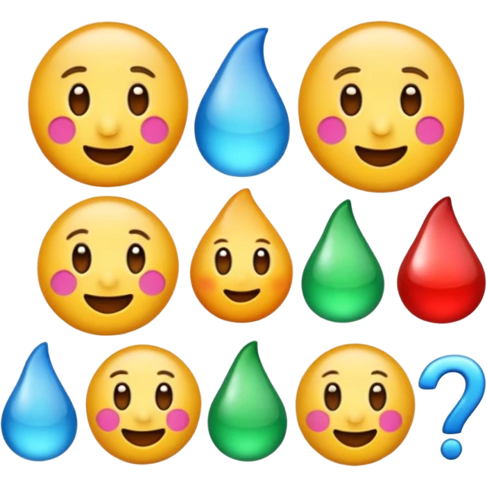 Emoji tenant un 6 et un 7 emoji