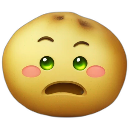 Patate avec des yeux emoji