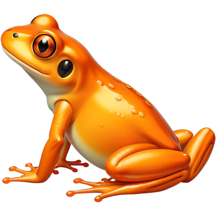 Orange frog emoji