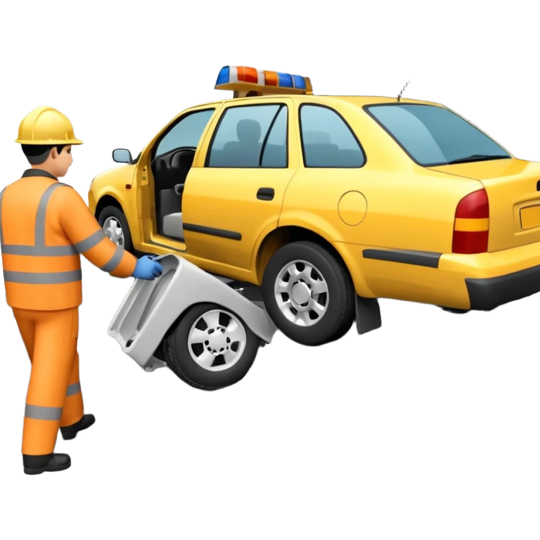 Animación corta de un accidente laboral que muestre las consecuencias de no respetar normas de seguridad, con cámara lenta en el momento de la caída y foco en la falta de señalización y EPP. Estilo realista pero apto para capacitación corporativa. emoji