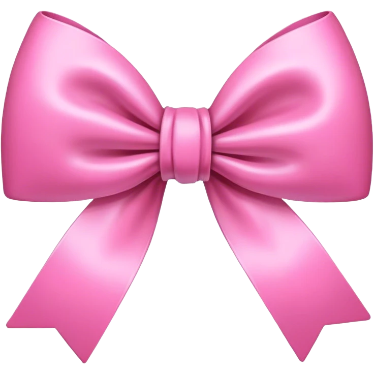 pink bow emoji