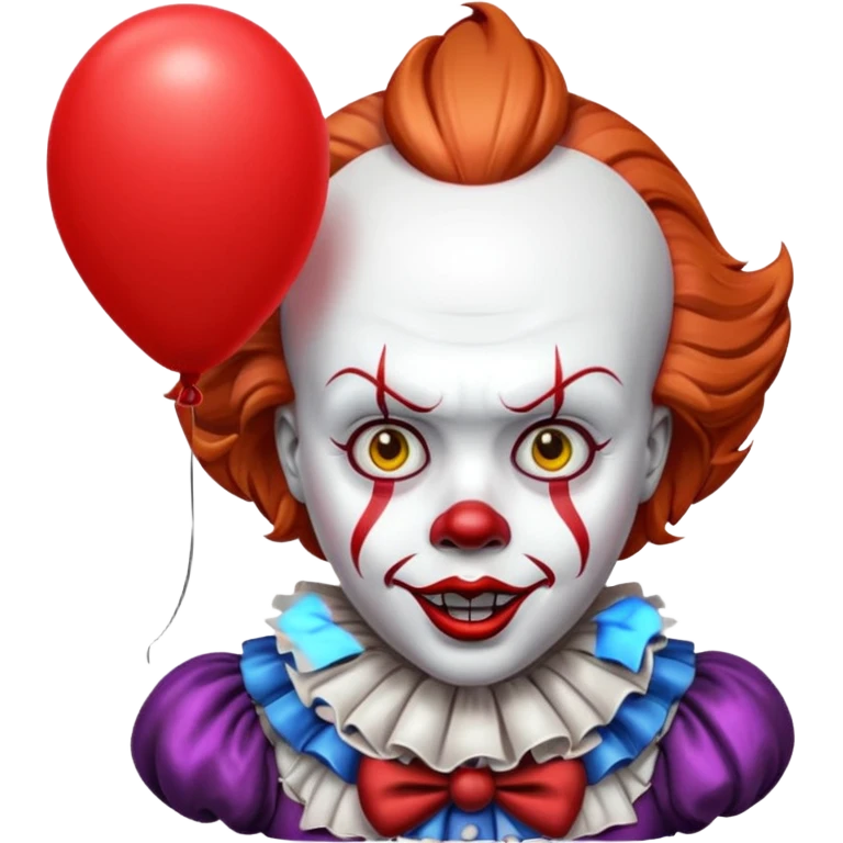 Pennywise avec un ballon emoji