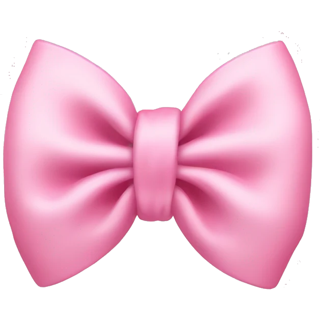 Baby pink bow  emoji