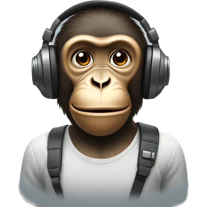 monkey in headphones emoji