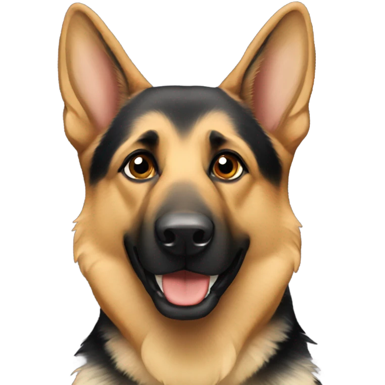 German shepherd  emoji