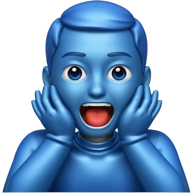 emoji hands choking its neck  emoji