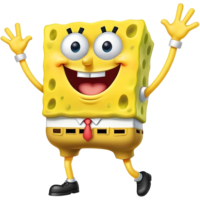 SpongeBob SquarePants character twerking emoji