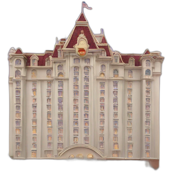 Disneyland hotel emoji