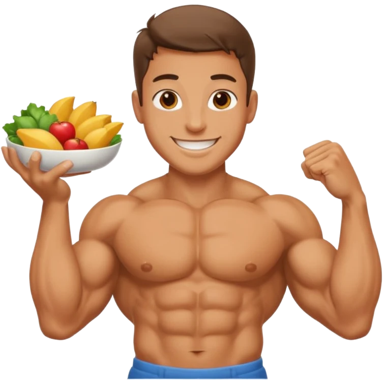 food flexing biceps emoji