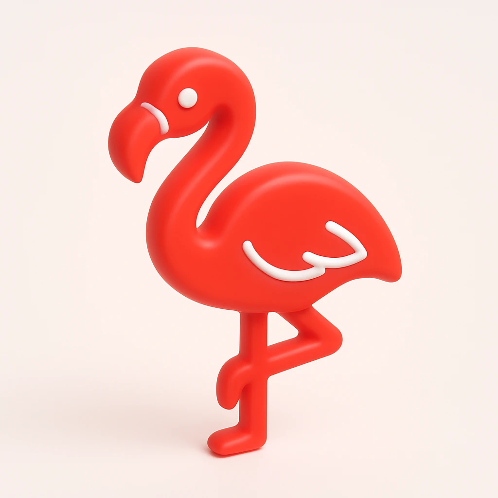 flamingo emoji