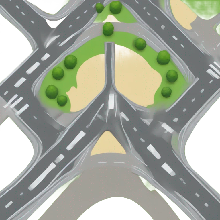 fork in the road, literal emoji