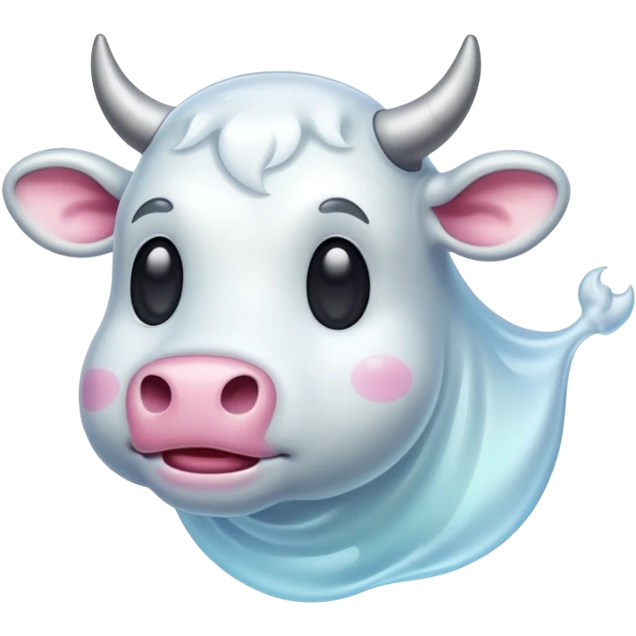 ghost cattle emoji