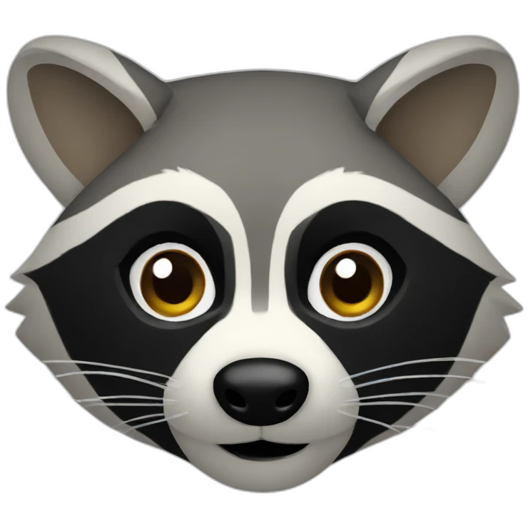 Raccoon head emoji